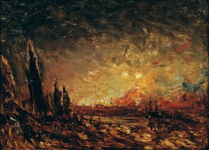 Fire by Félix Ziem